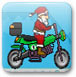 圣诞老人骑摩托
